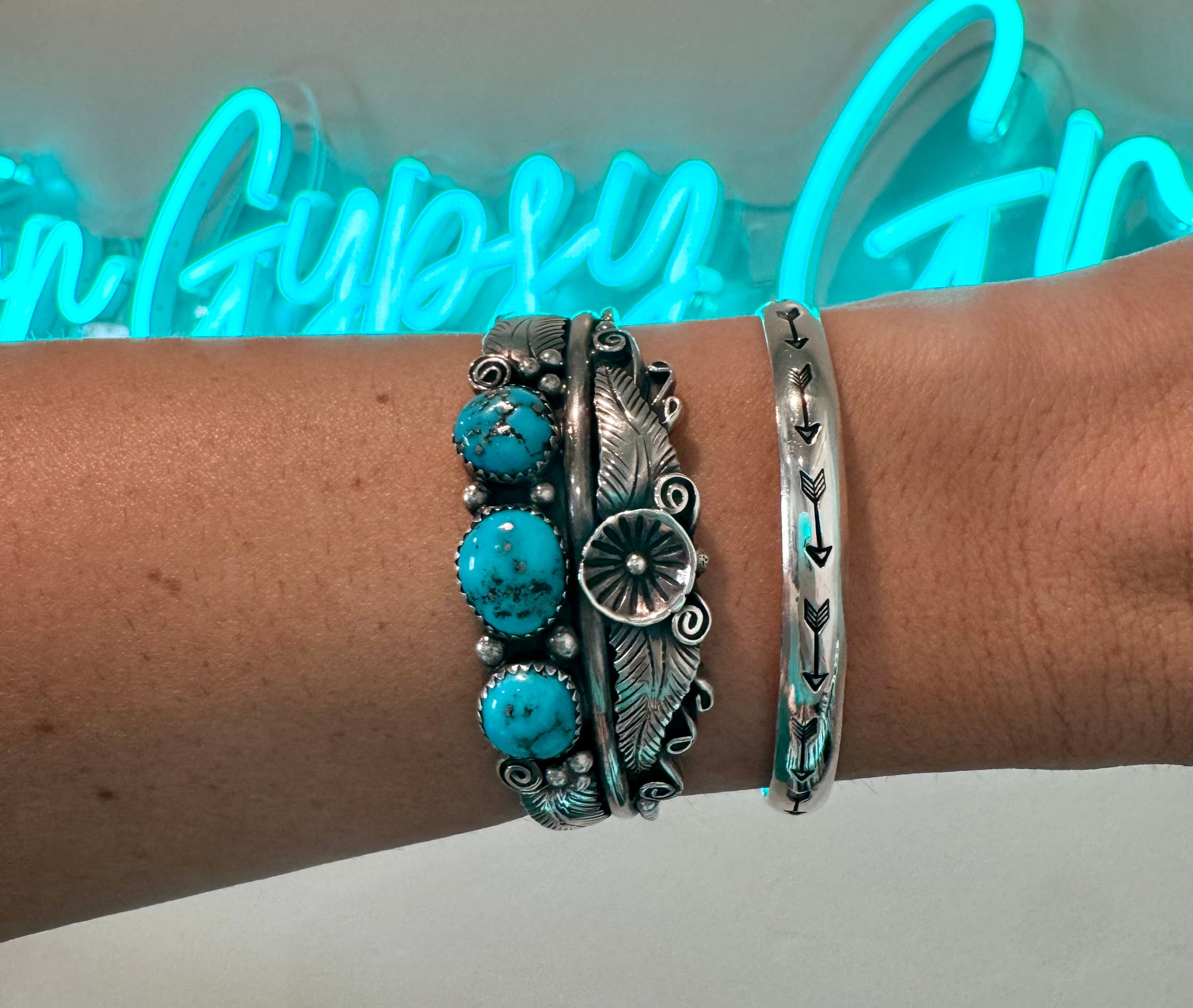 VINTAGE STERLING TURQUOISE