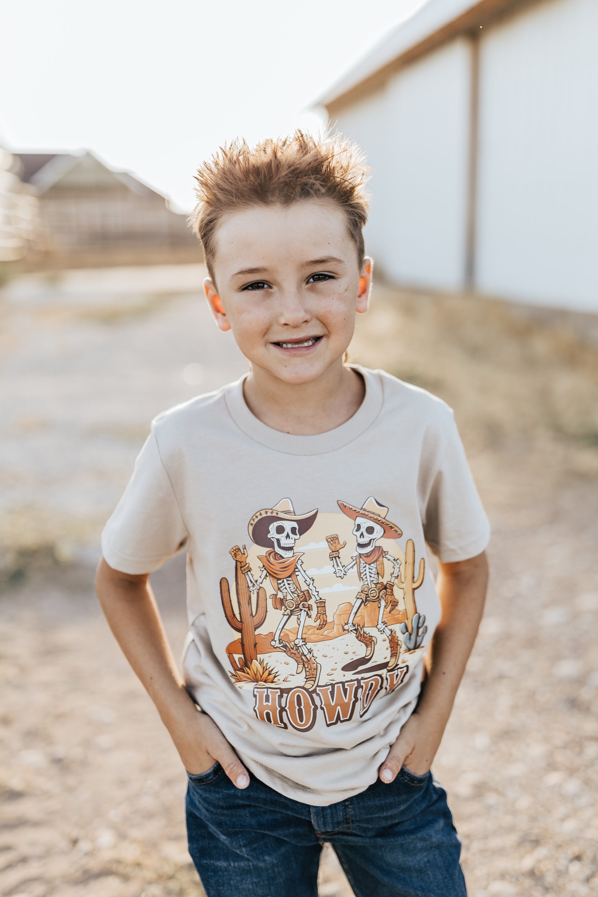 HOWDY SKELETON TEE
