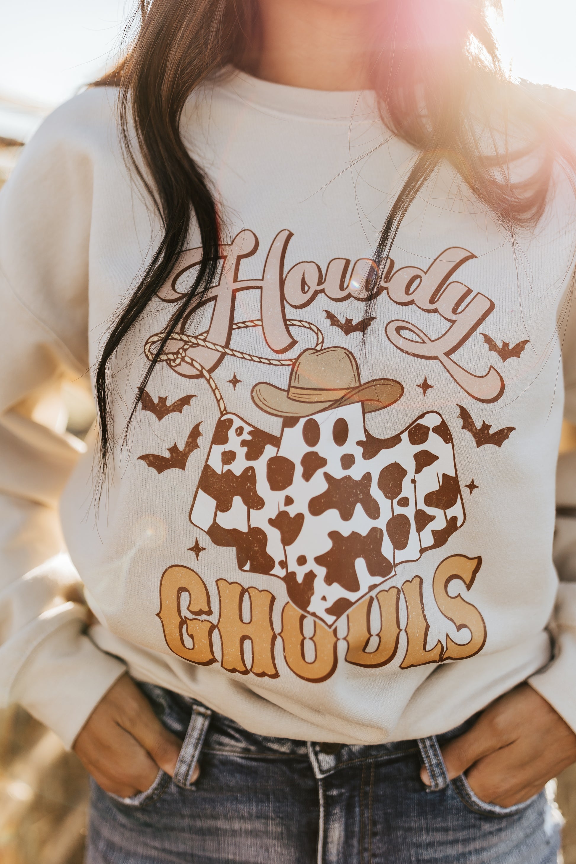 HOWDY GHOULS SWEATSHIRT