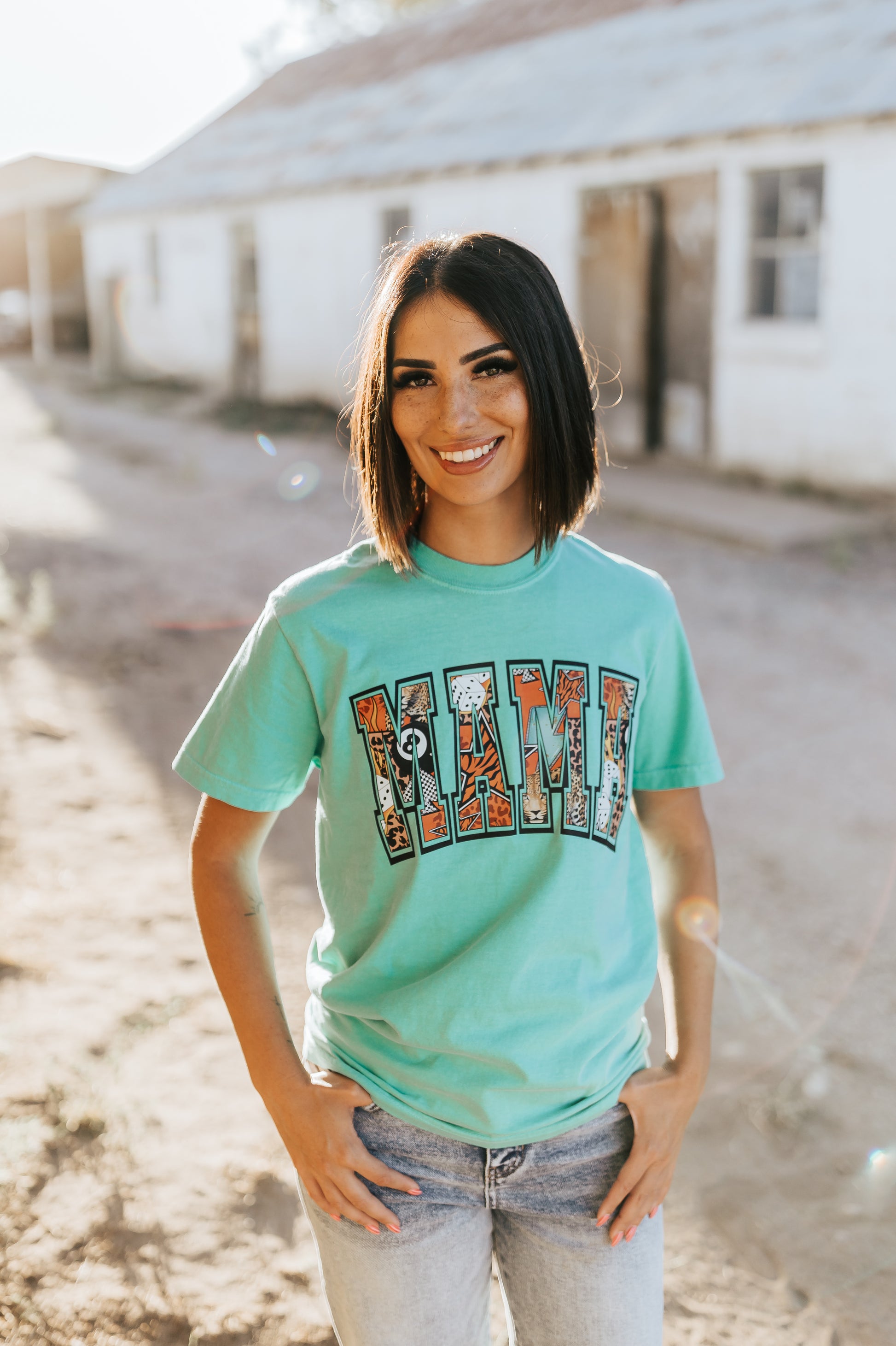 MAMA TURQUOISE TEE