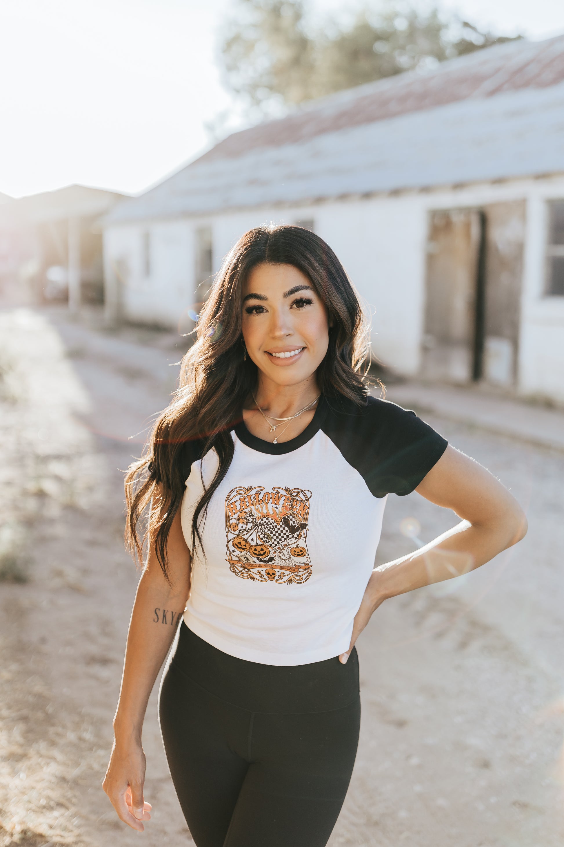 HALLOWEEN CROP TEE