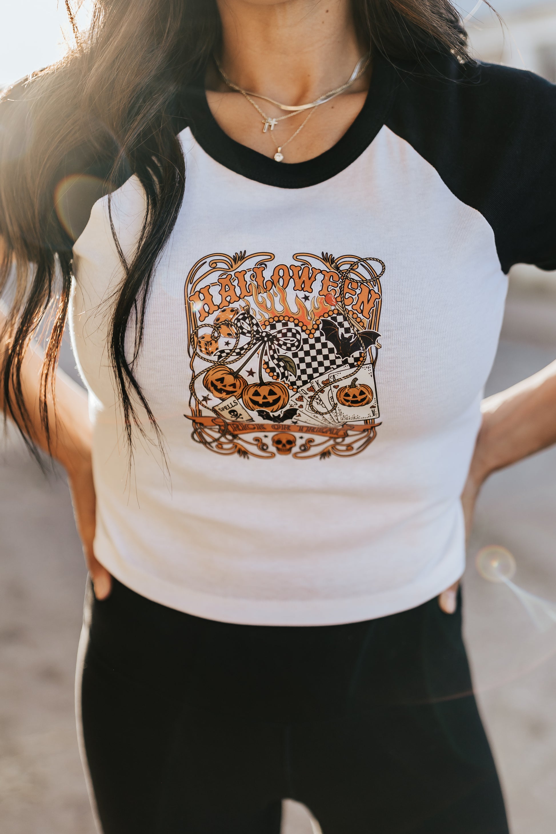 HALLOWEEN CROP TEE