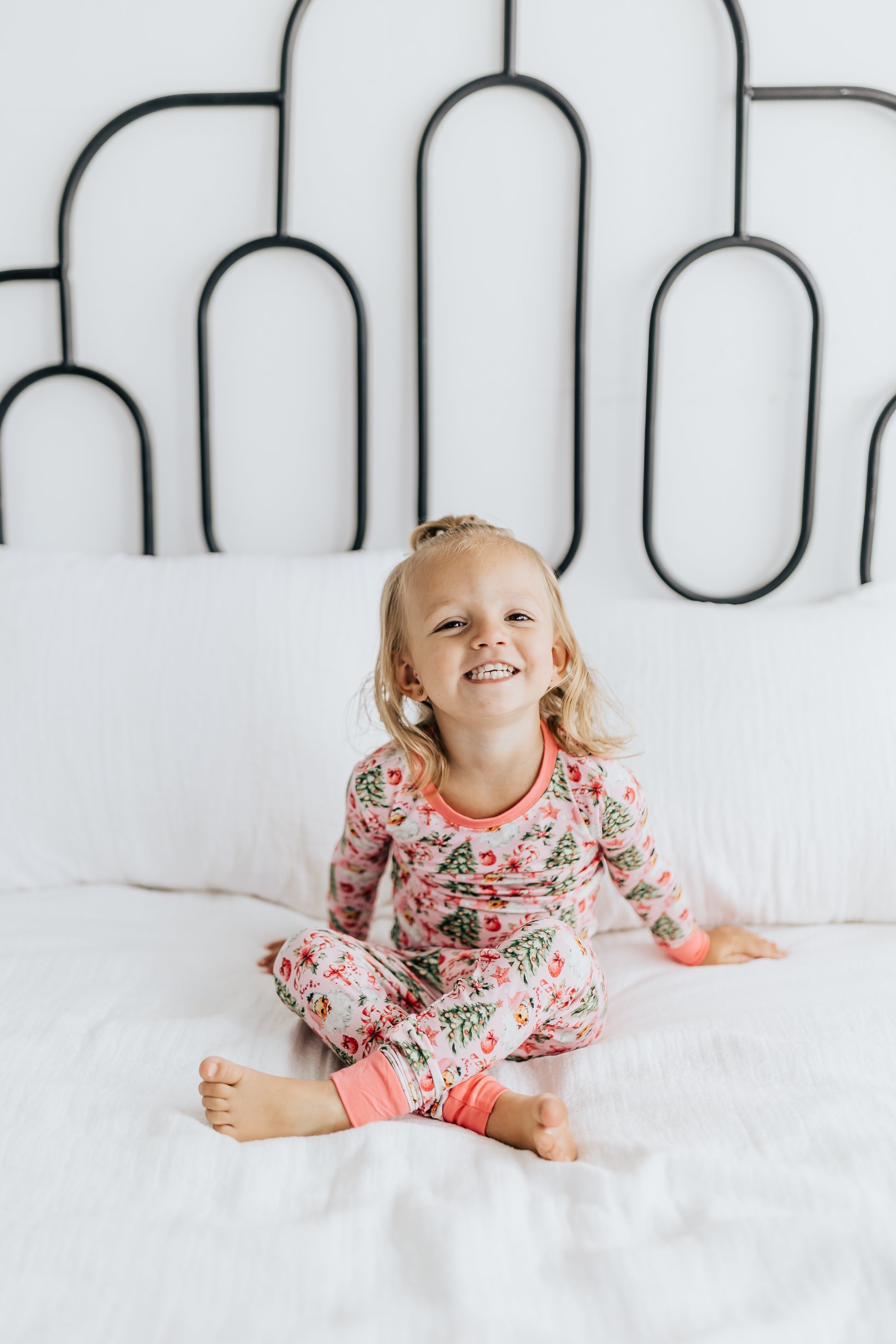 PINK SANTA BAMBOO PJS
