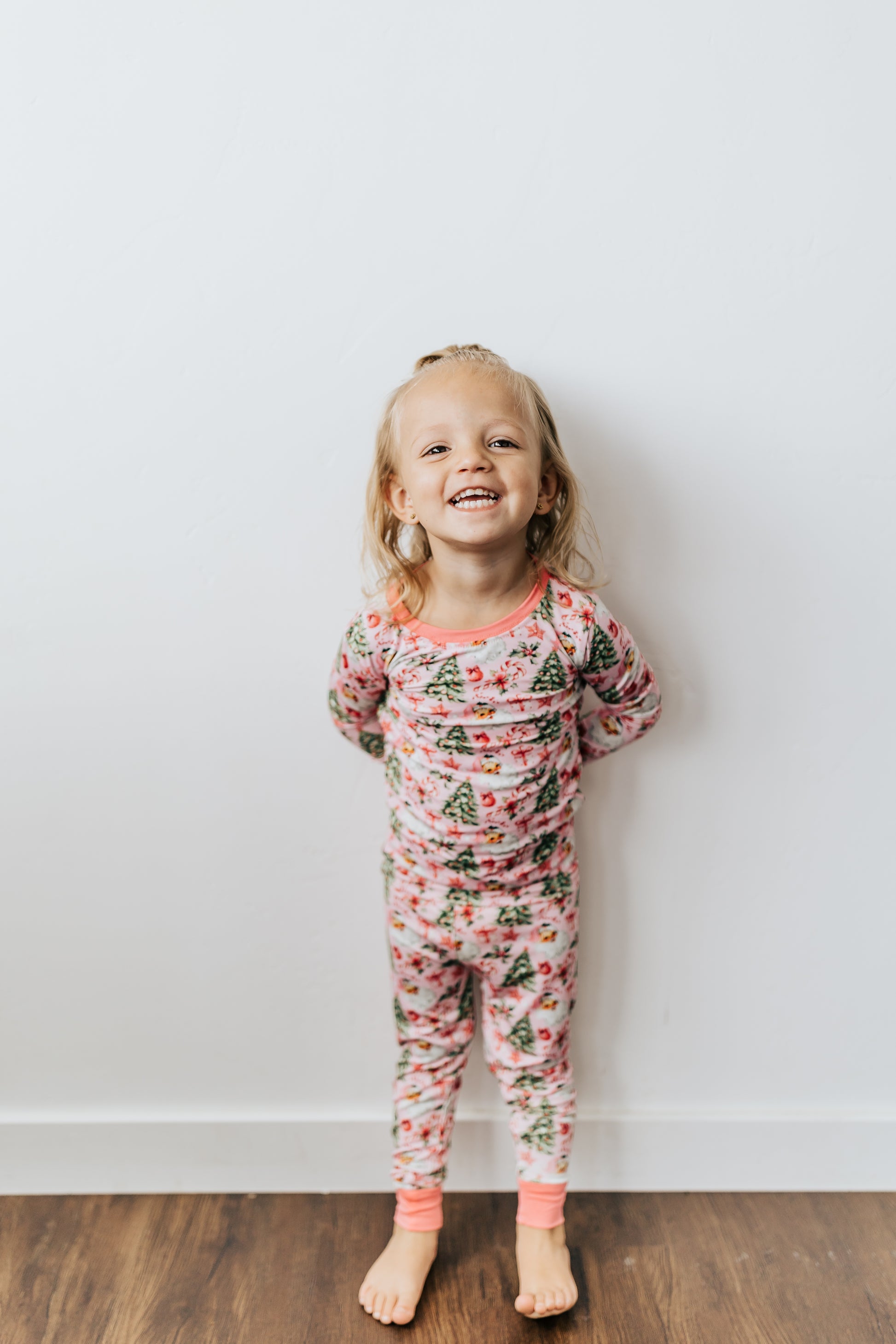 PINK SANTA BAMBOO PJS