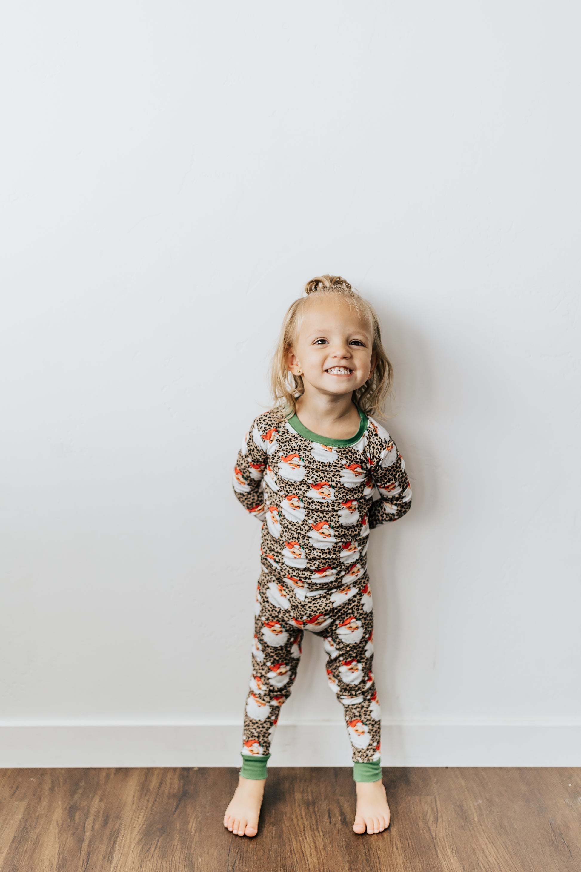 CHEETAH SANTA BAMBOO PJS