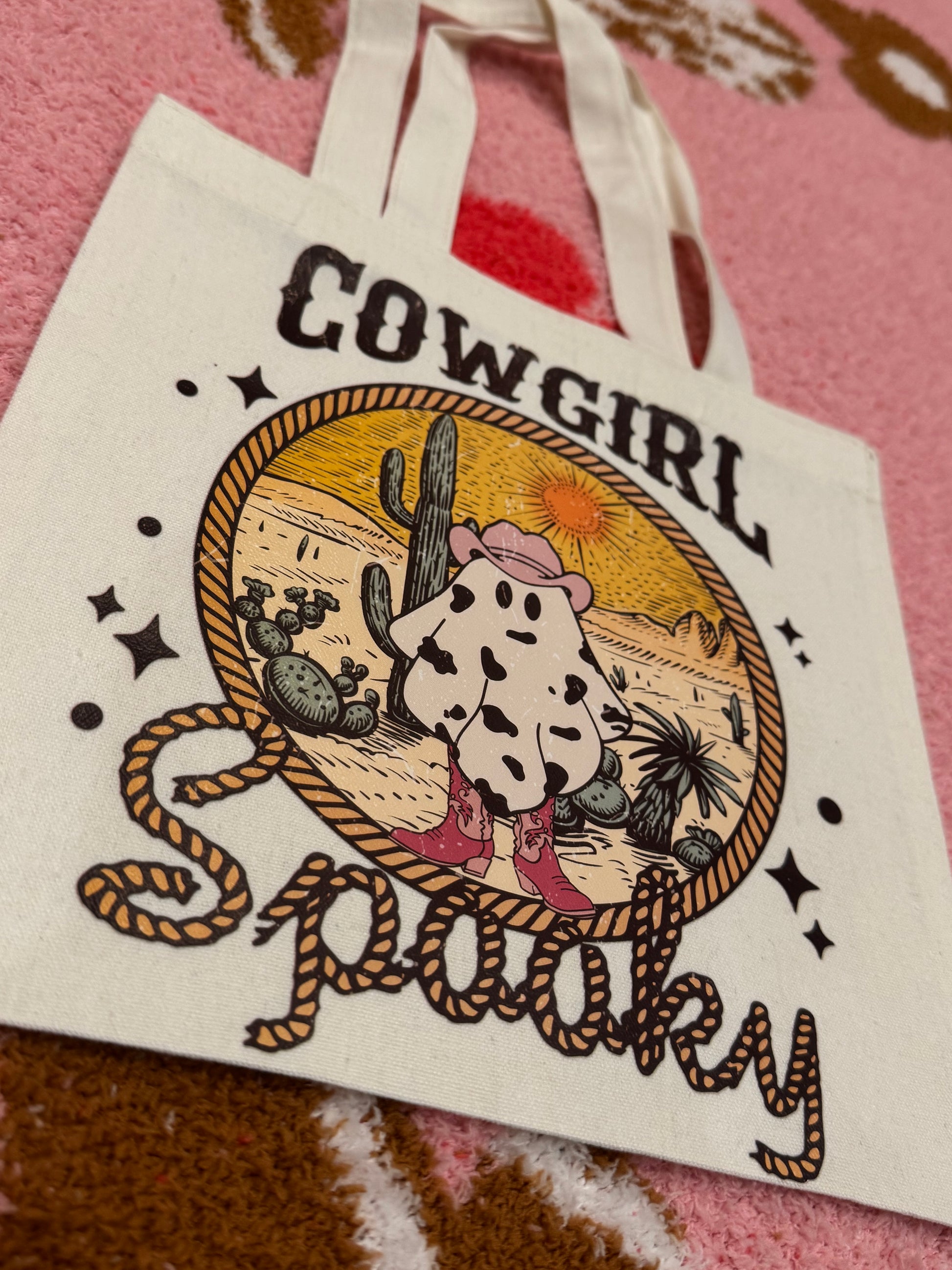 COWGIRL SPOOKY HALLOWEEN TREAT BAG