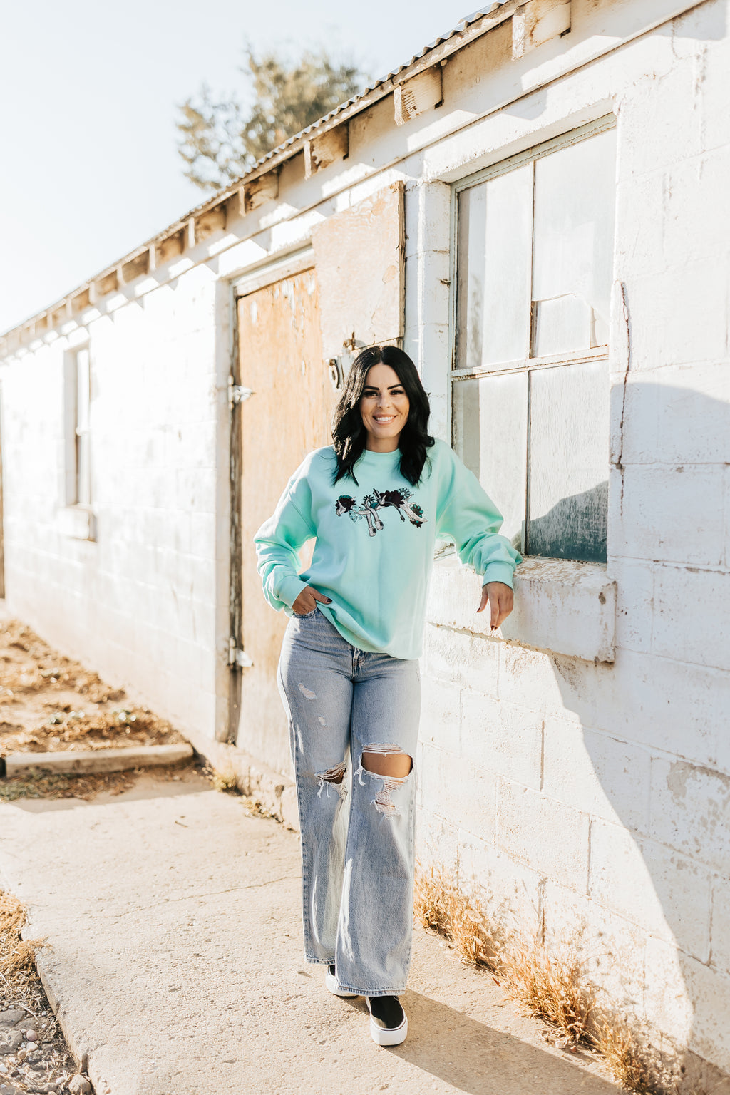 SPURS & SHEDS SWEATSHIRT