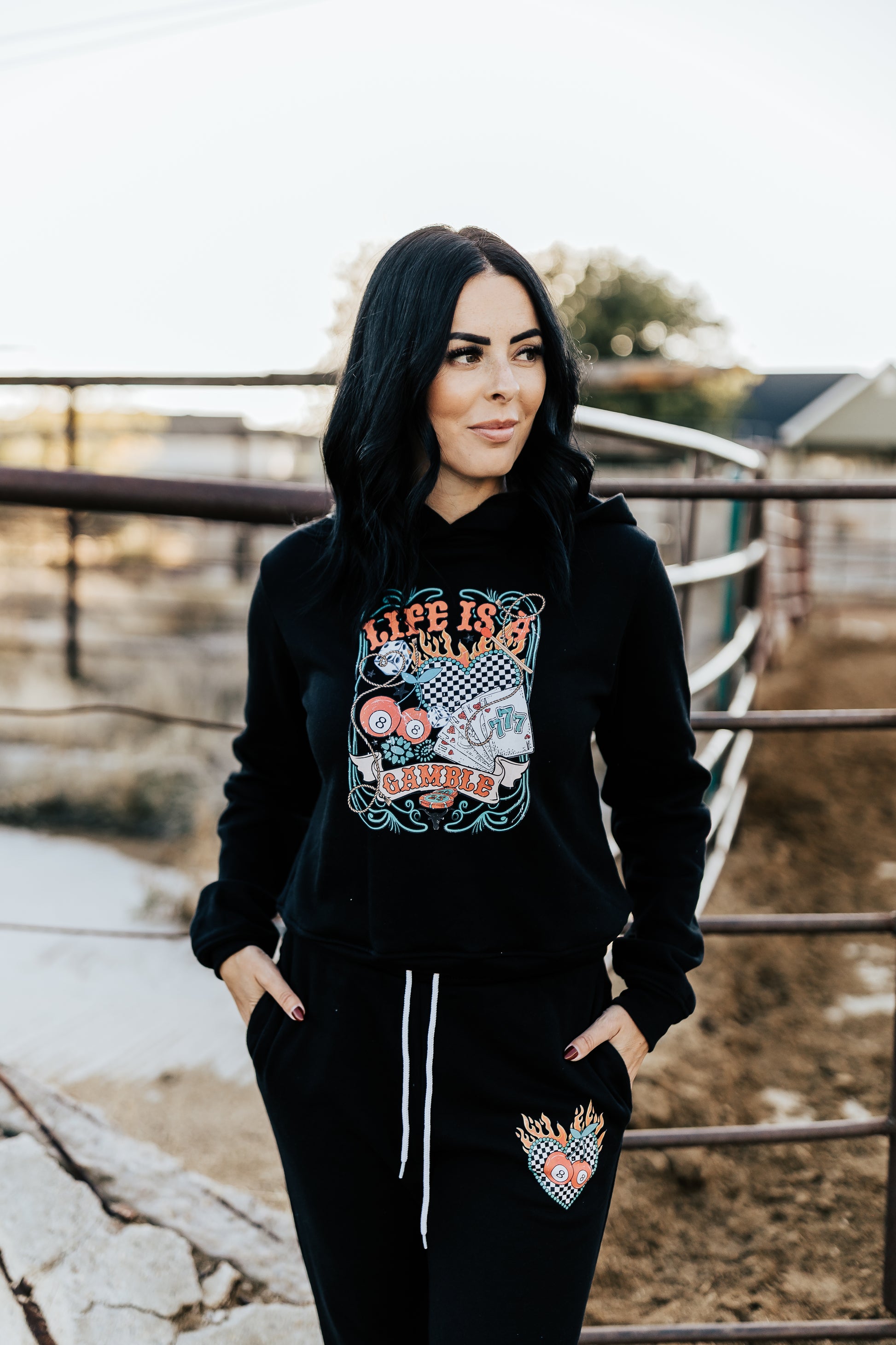 LIFE IS A GAMBLE COMFY SET