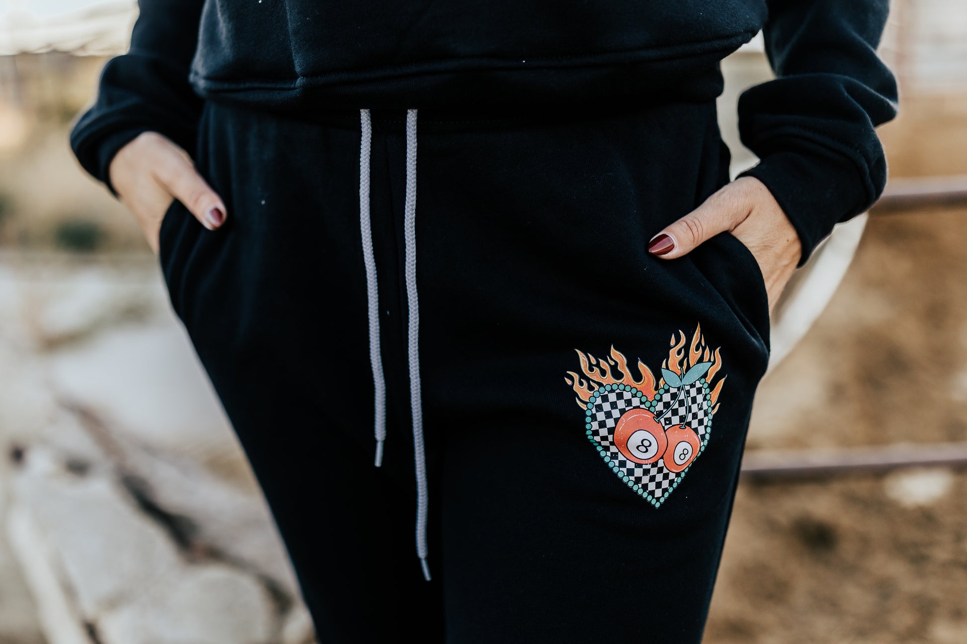 LIFE IS A GAMBLE COMFY SET