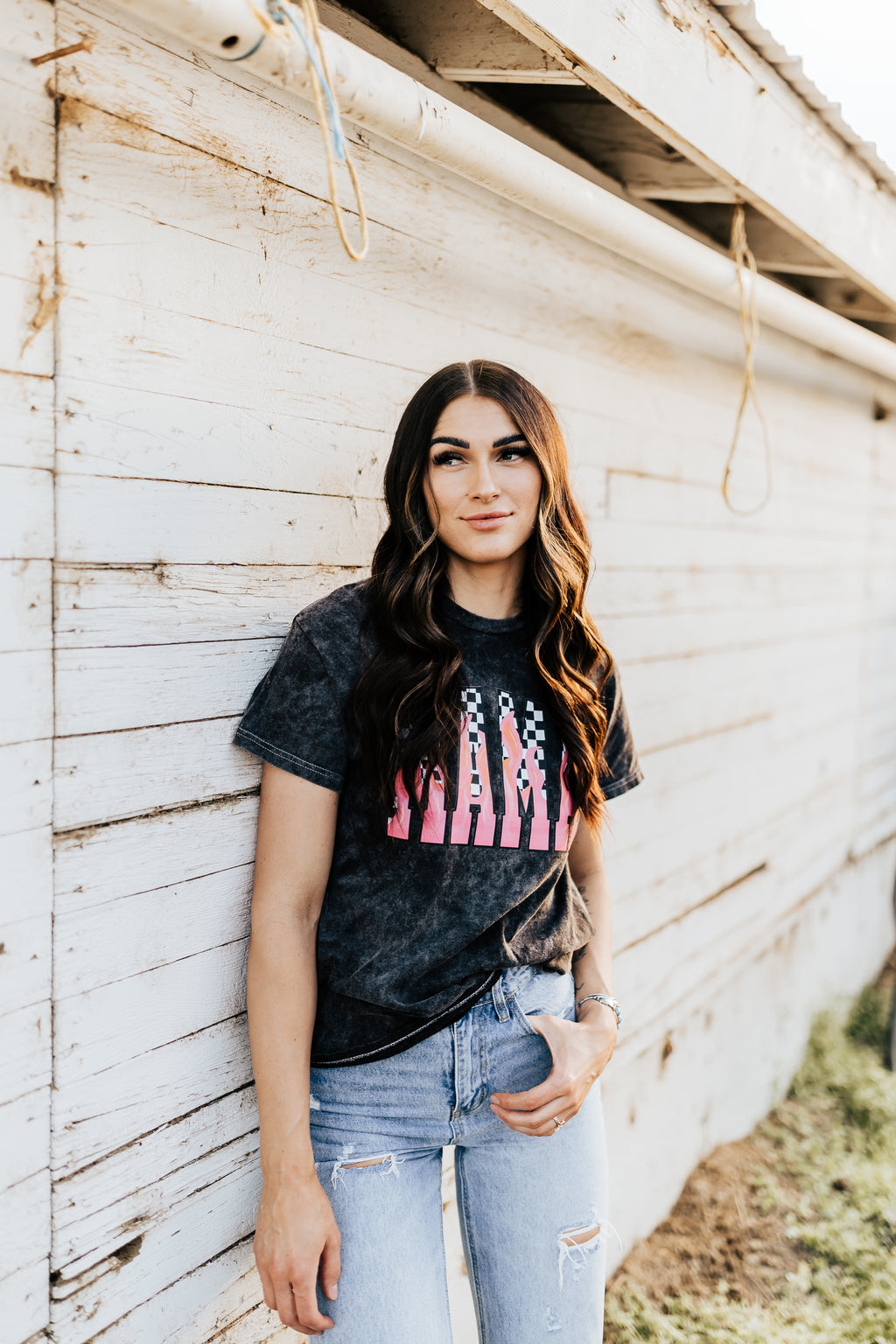 MAMA ACID WASH TEE