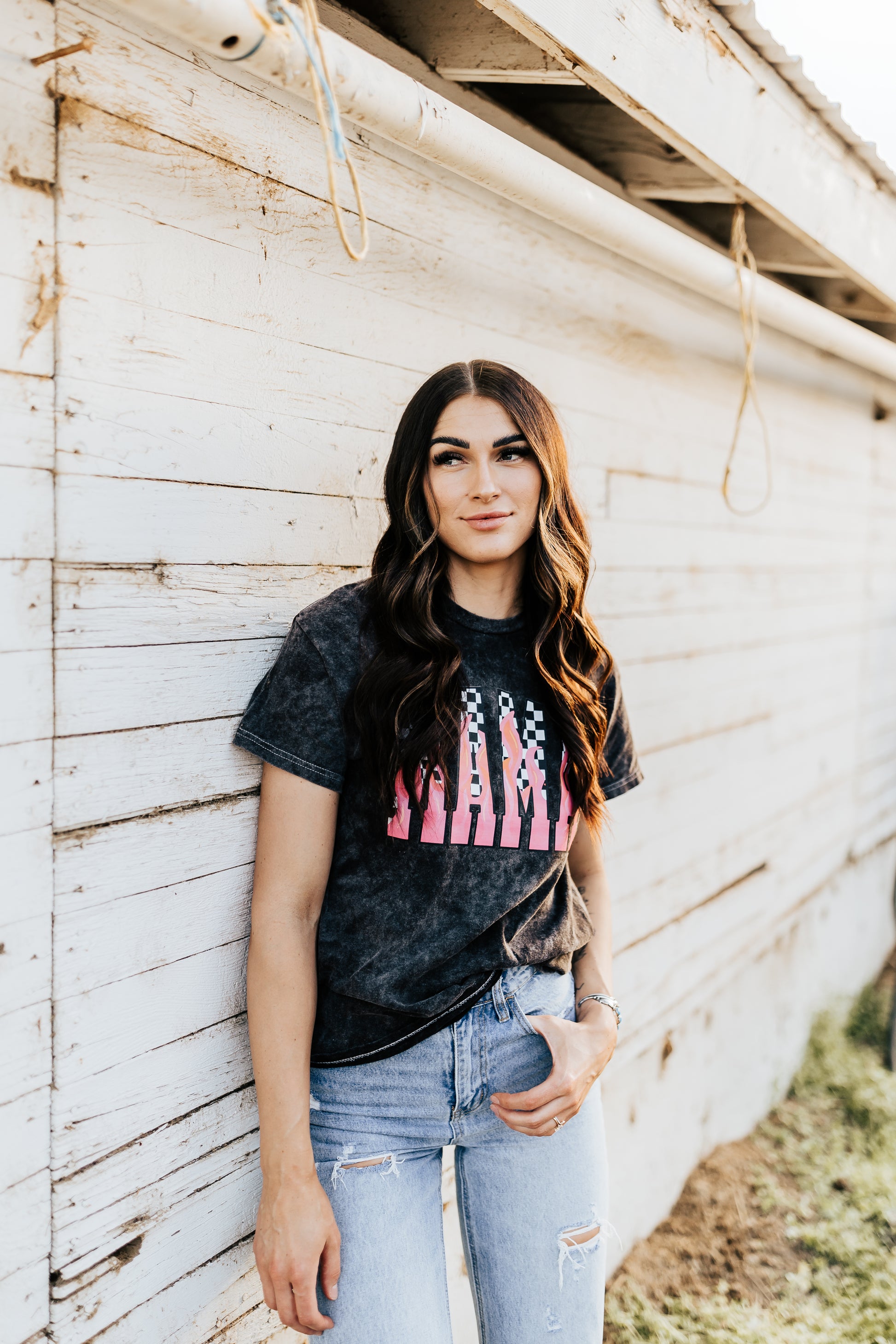 MAMA ACID WASH TEE