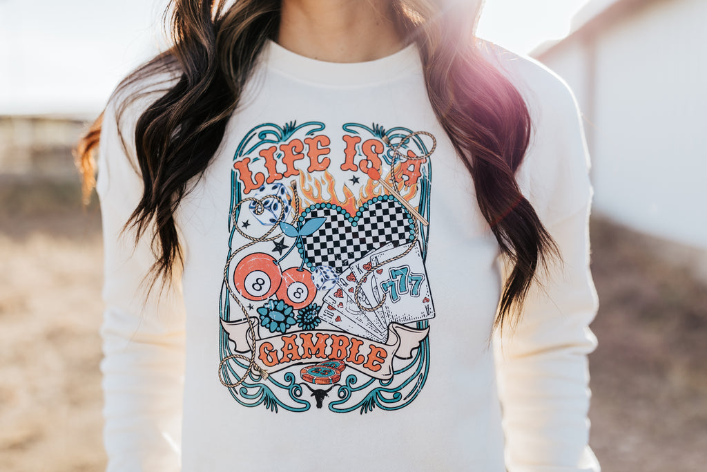 LIFE IS A GAMBLE COMFY SET