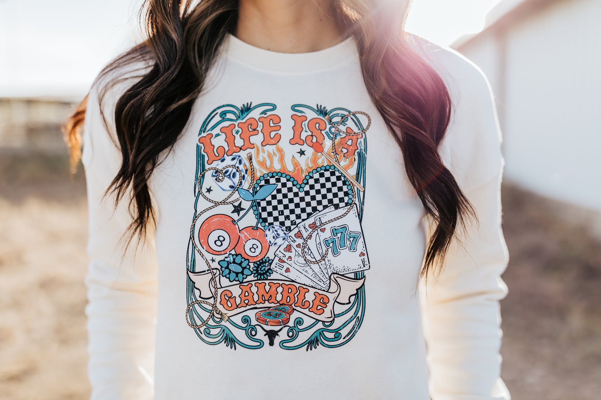 LIFE IS A GAMBLE COMFY SET
