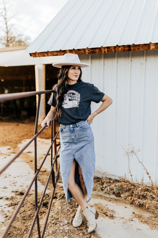 WILD WEST COWGIRL TEE