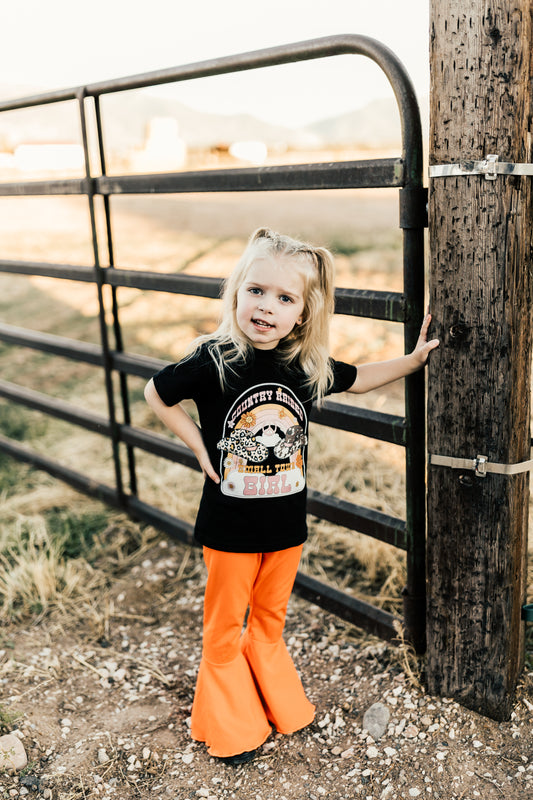 COUNTRY RAISED SMALL TOWN GIRL TEE