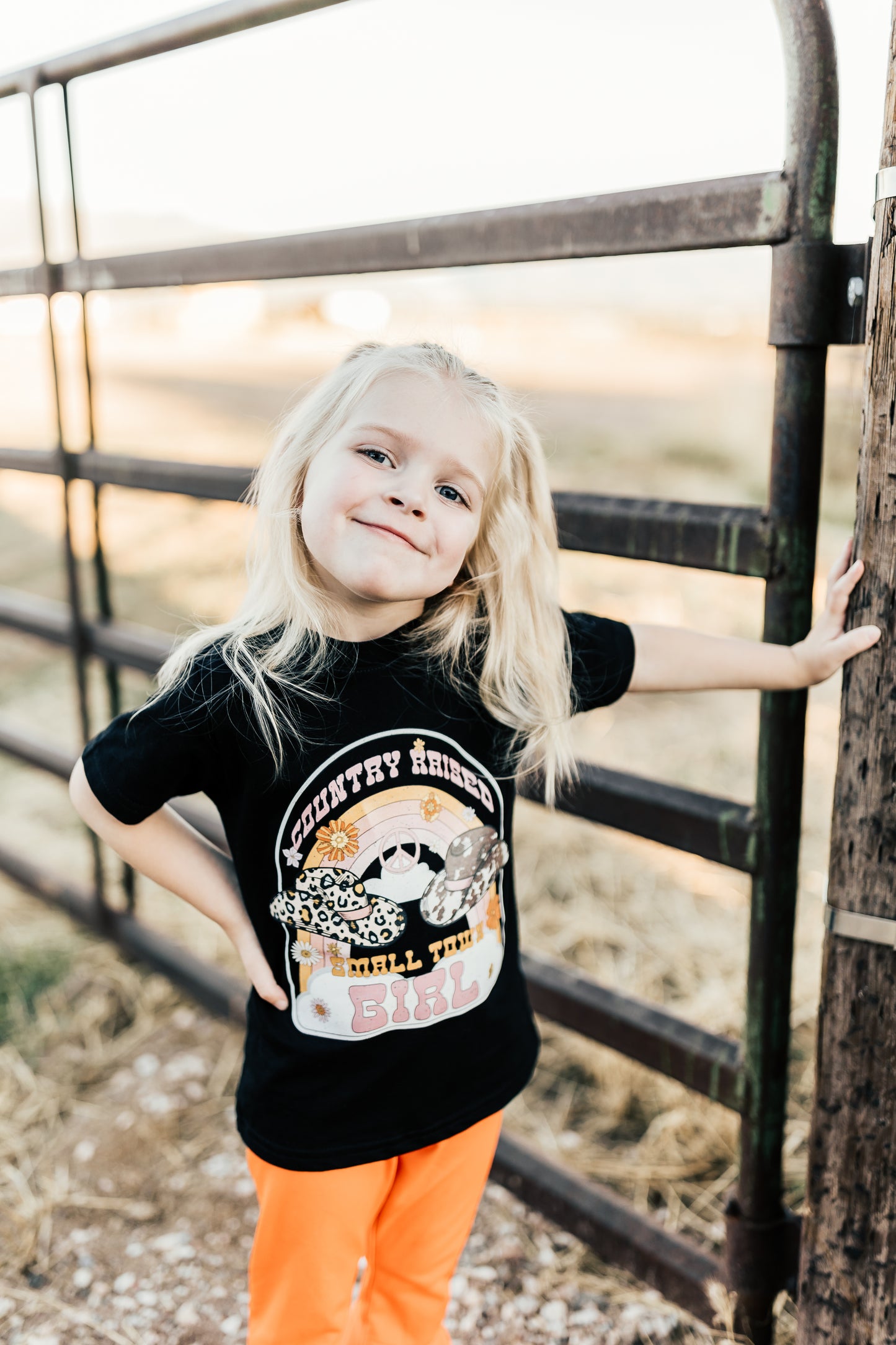 COUNTRY RAISED SMALL TOWN GIRL TEE