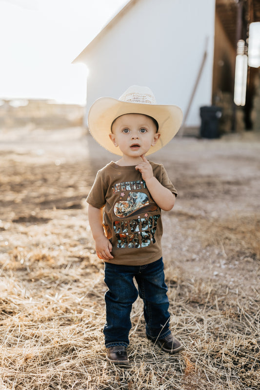 I WANNA BE A COWBOY BABY TEE