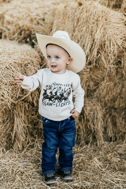 HAPP-YEE HAW-LIDAYS SWEATSHIRT