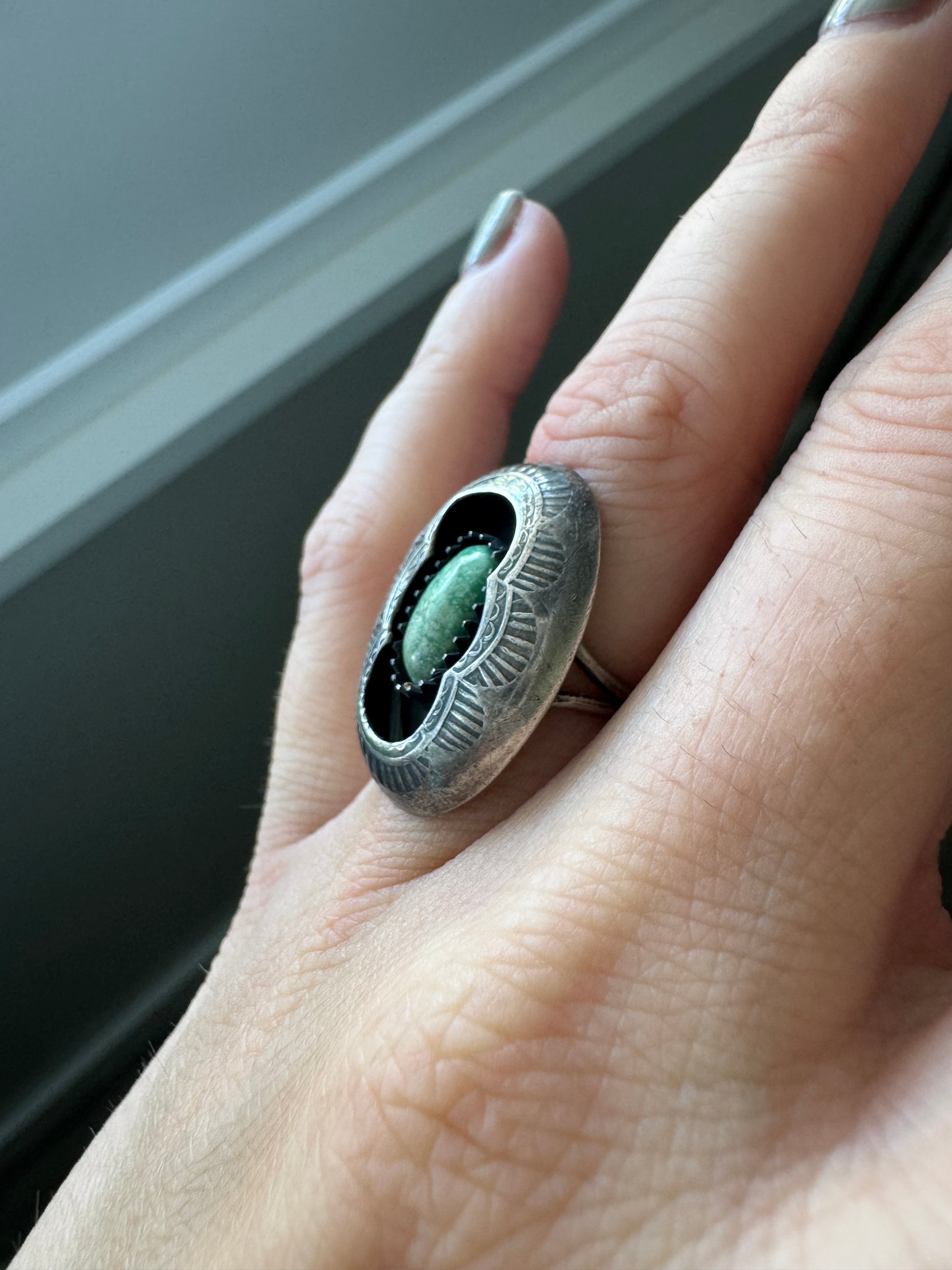 VINTAGE STERLING RING SIZE 4.5