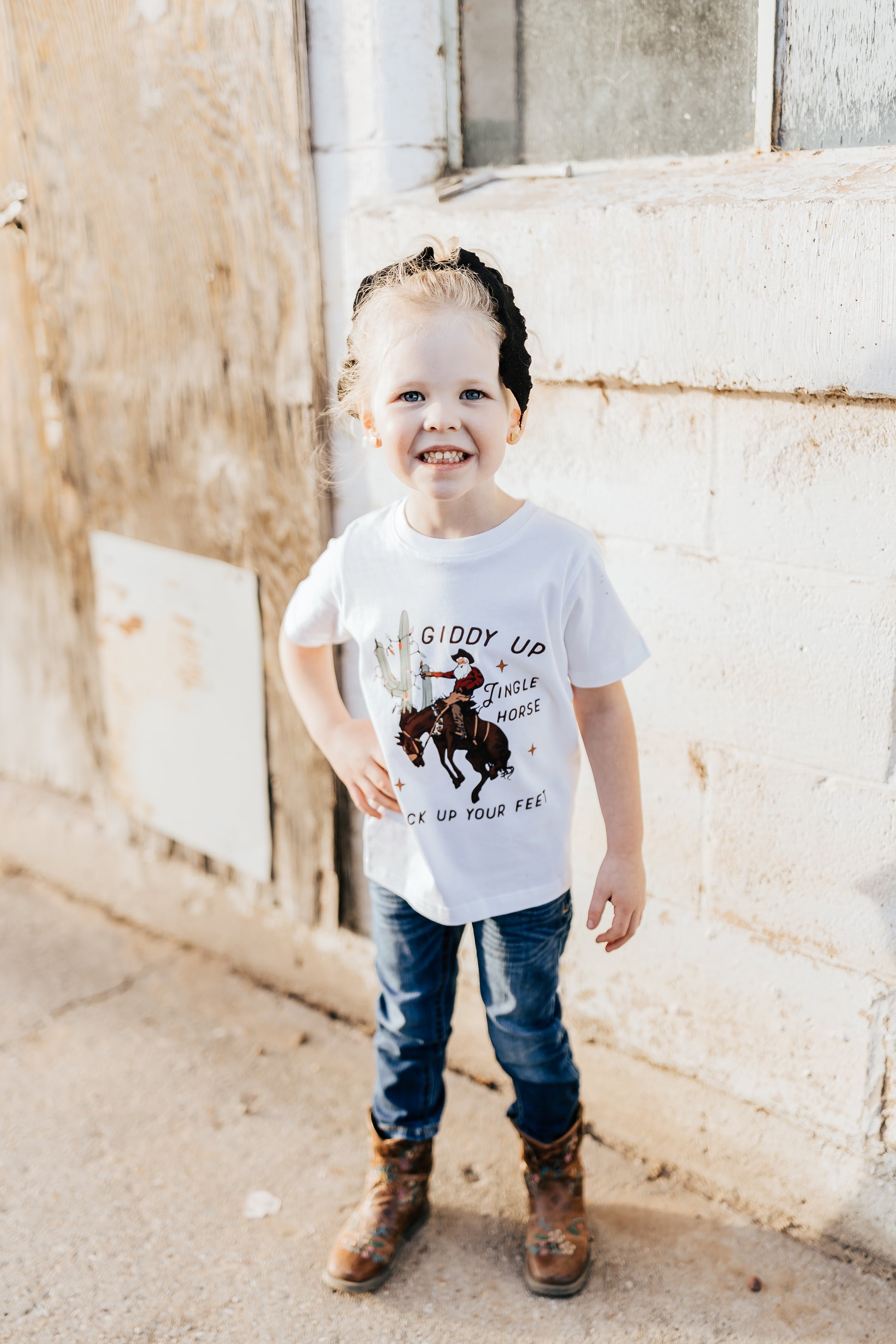 GIDDY UP JINGLE HORSE TEE