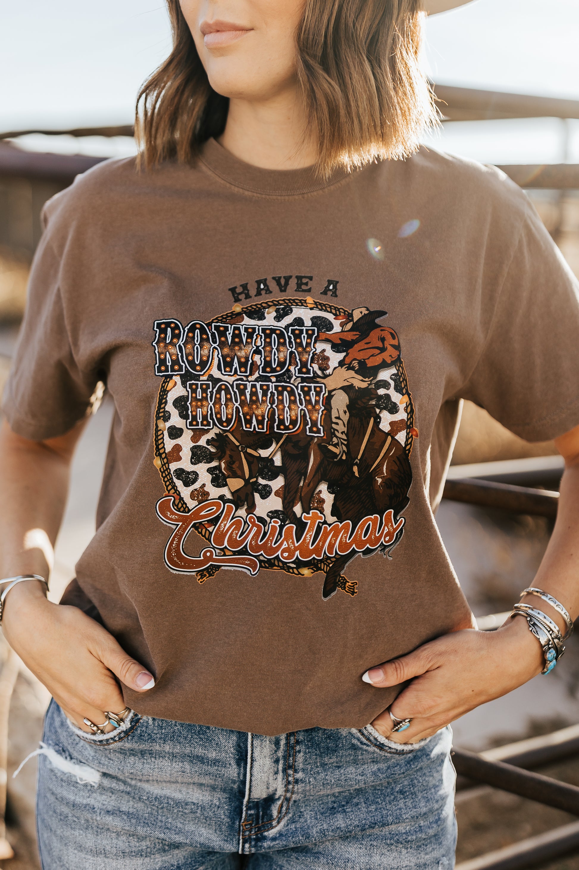 HAVE A ROWDY HOWDY CHRISTMAS TEE