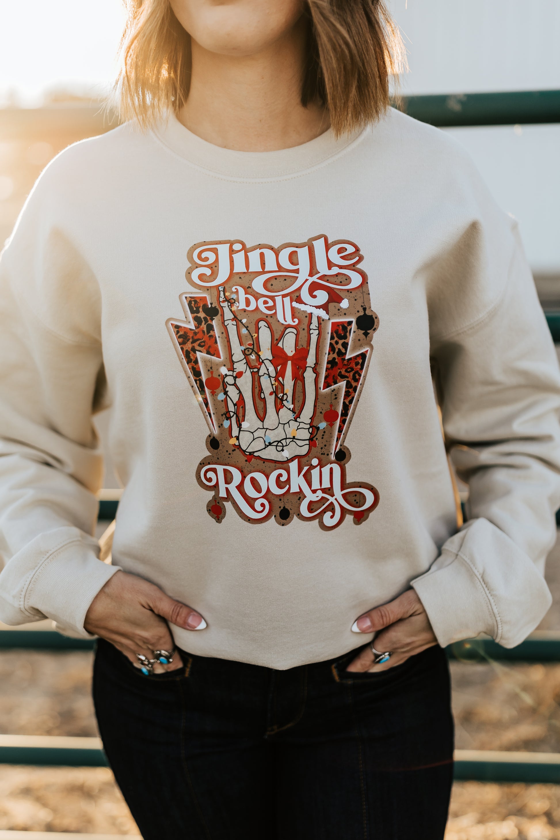 JINGLE BELL ROCKIN SWEATSHIRT