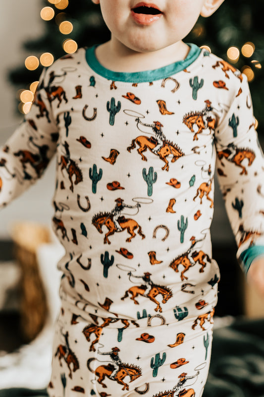 BAMBOO BUCKIN HORSE PJS