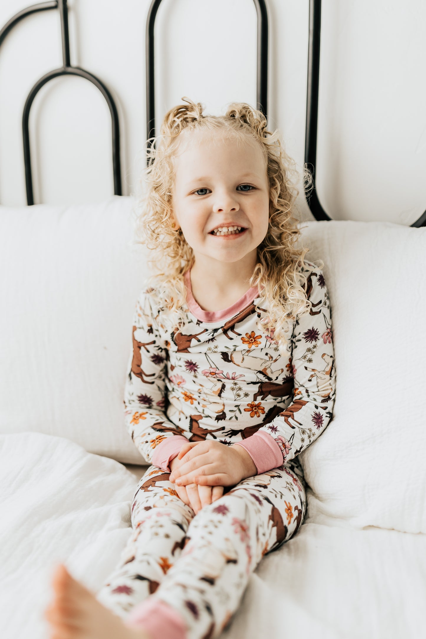 BAMBOO PINK HORSE PJS