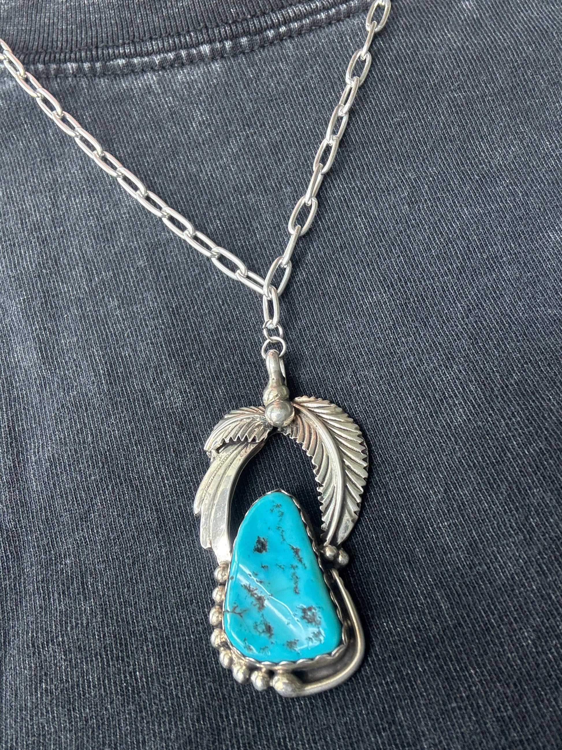 STERLING TURQUOISE NECKLACE